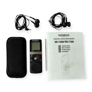 Olympus Black Digital Voice Recorder VN-7200/VN-7100